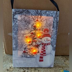 Christmas Snowman wall art